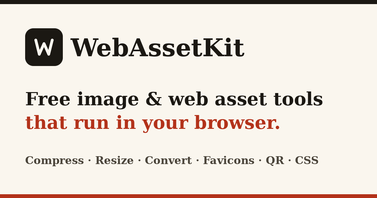 Css Rotating Icon WebAssetKit: Free Image & Web Asset Tools That Run in Your Browser